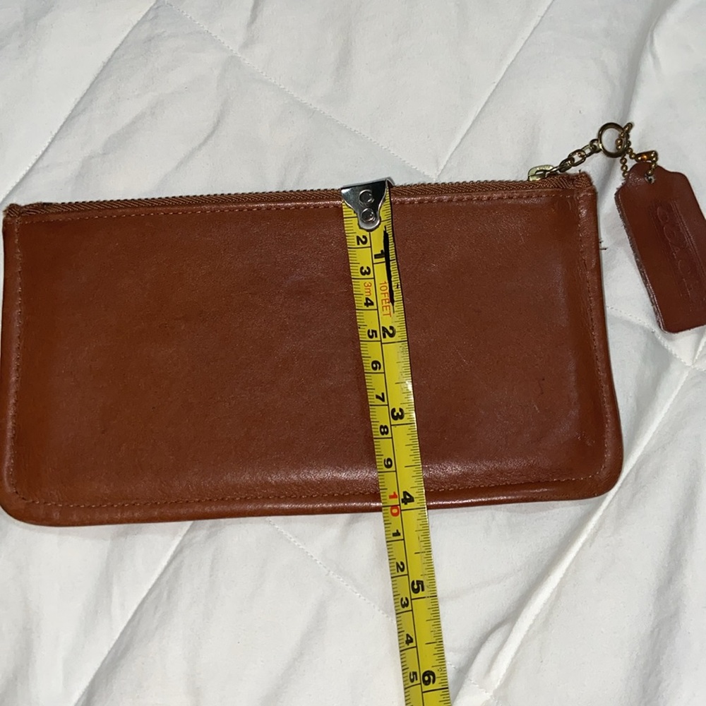RARE Vintage Coach Skinny Case Brown Leather - Picture 9 of 12